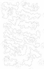 WARPED DIGITAL - Camouflage Spray Paint Gun Stencils ADHESIVE Stick-on 2 PACK - Image 4