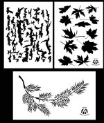 MEGA PACK - Camo Painting Stencils MYLAR Camouflage Designs 16 PACK Kit - Image 4