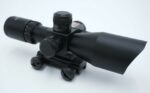 Rifle Scope 2.5-10x40 Compact with RED Dot Laser