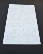 DRAGON CAMO - Camouflage Spray Paint Gun Stencils ADHESIVE Stick-on 2 PACK - Image 7