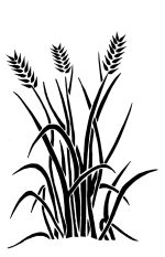 WHEAT GRASS ? Camouflage Stencils Spray Paint Through ? MYLAR 2 PACK - Image 4