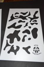 MULTICAM ? Camouflage Stencils Spray Paint Through ? MYLAR 2 PACK - Image 7