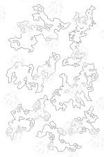 DRAGON CAMO - Camouflage Spray Paint Gun Stencils ADHESIVE Stick-on 2 PACK - Image 10