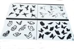 Hummingbird & Butterfly Airbrush Painting Stencils (4 Pack) - Image 8