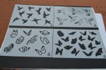 Hummingbird & Butterfly Airbrush Painting Stencils (4 Pack) - Image 9