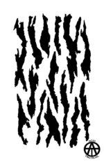 TEAR STREAKS - Mylar Spray Painting Stencils Camouflage 3 PACK - Image 2