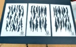 TEAR STREAKS - Mylar Spray Painting Stencils Camouflage 3 PACK - Image 5