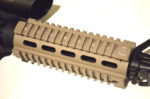 6.75" Quad Rail for Carbine Length AR15 / M4 - FDE Flat Dark Ear
