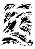 VIETNAM TIGERSTRIPE ? Camouflage Stencils Spray Paint Through ? MYLAR 2 PACK - Image 6